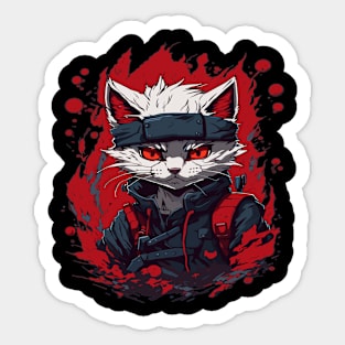 destroyer cat Sticker